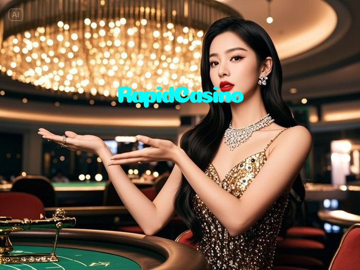 RapidCasino casino presented on mobile device in Pakistan with slots and live games
